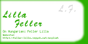 lilla feller business card